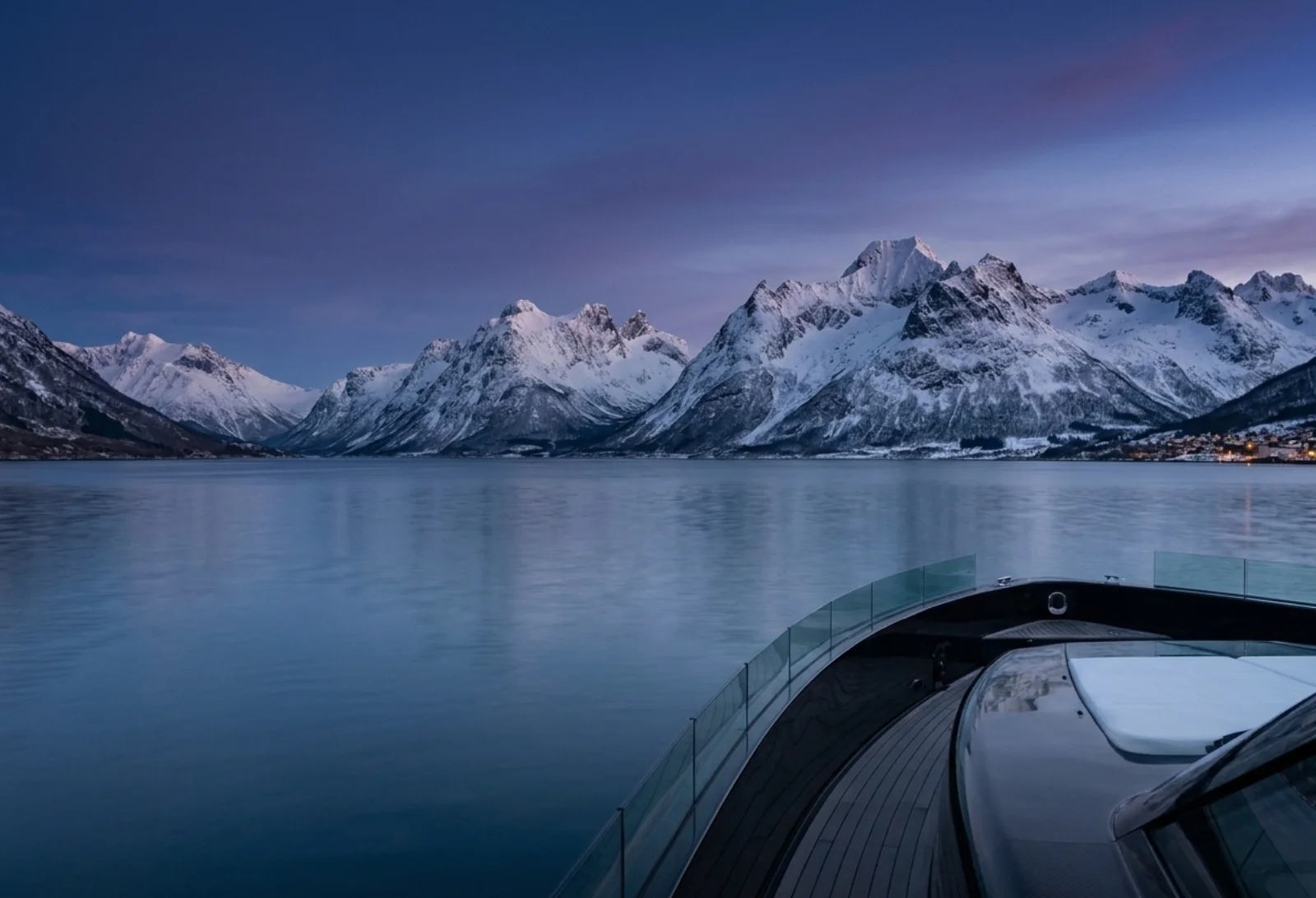 Arctic fjord near Tromsø